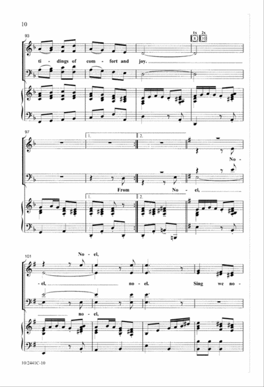 Sing We All of Christmas Sing We All of Christmas 4-Part scores gallery preview page 10