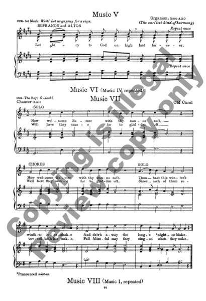 The Miracle of the Tumbler Children's Choir - Sheet Music