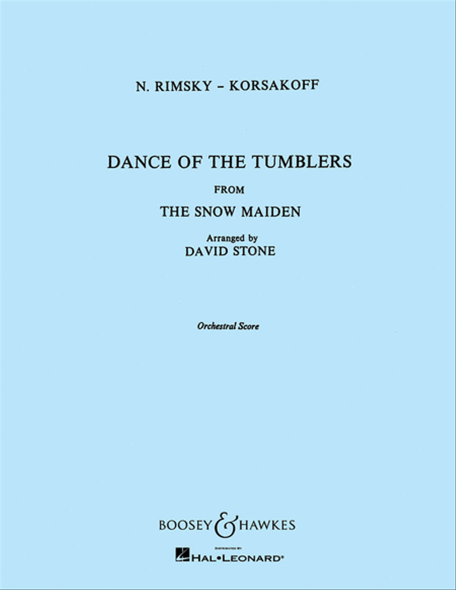 Dance of the Tumblers (from The Snow Maiden) Orchestra scores gallery preview page 1