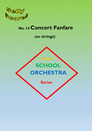 Book cover for EASIER SCHOOL ORCHESTRA SERIES 14 Concert Fanfare (no strings)