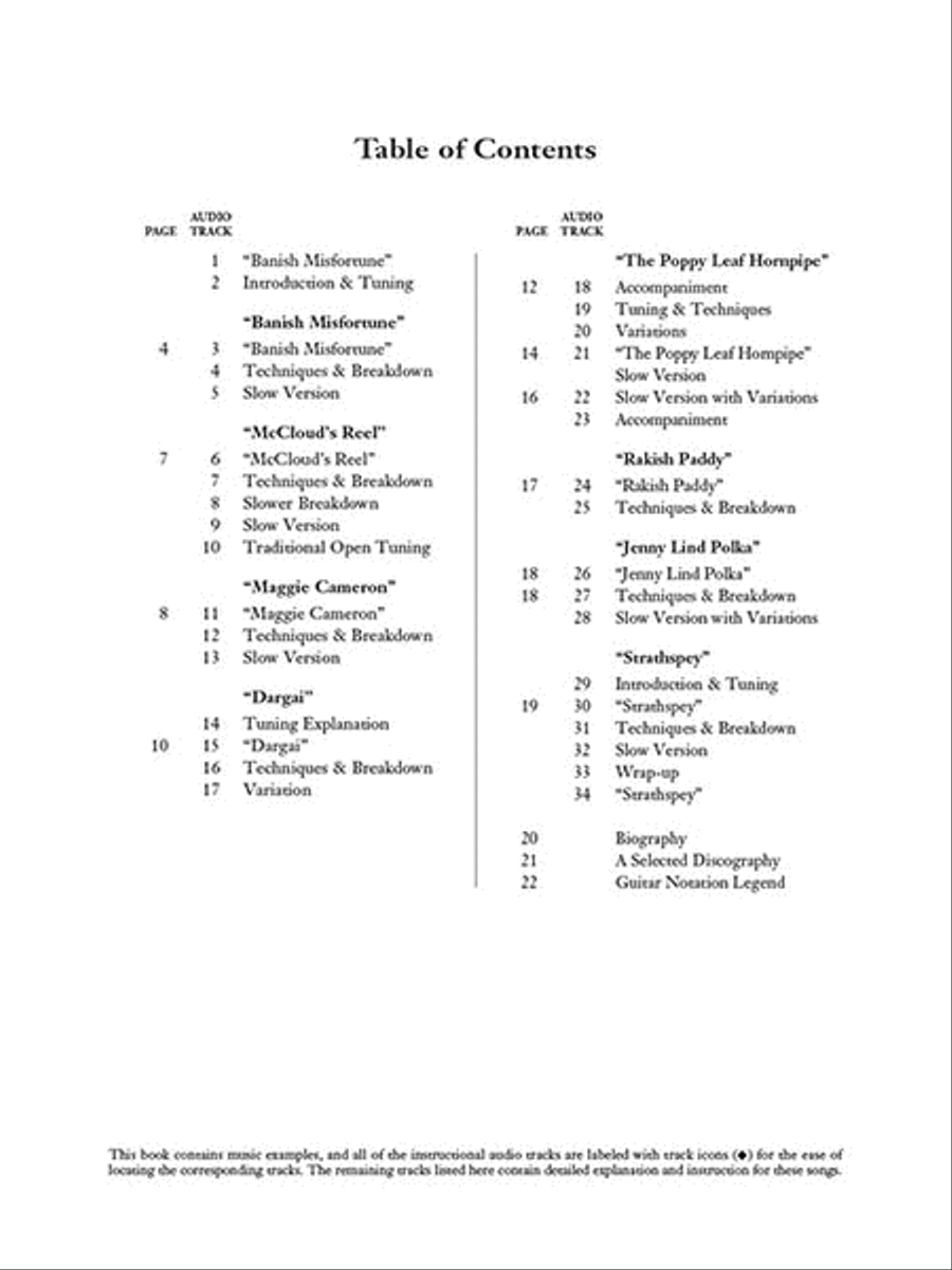 Richard Thompson Teaches Traditional Guitar Instrumentals Acoustic Guitar scores gallery preview page 2