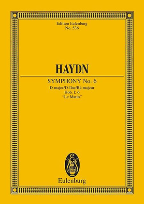 Book cover for Symphony No. 6 in D Major, Hob.I:6 "Le Matin"
