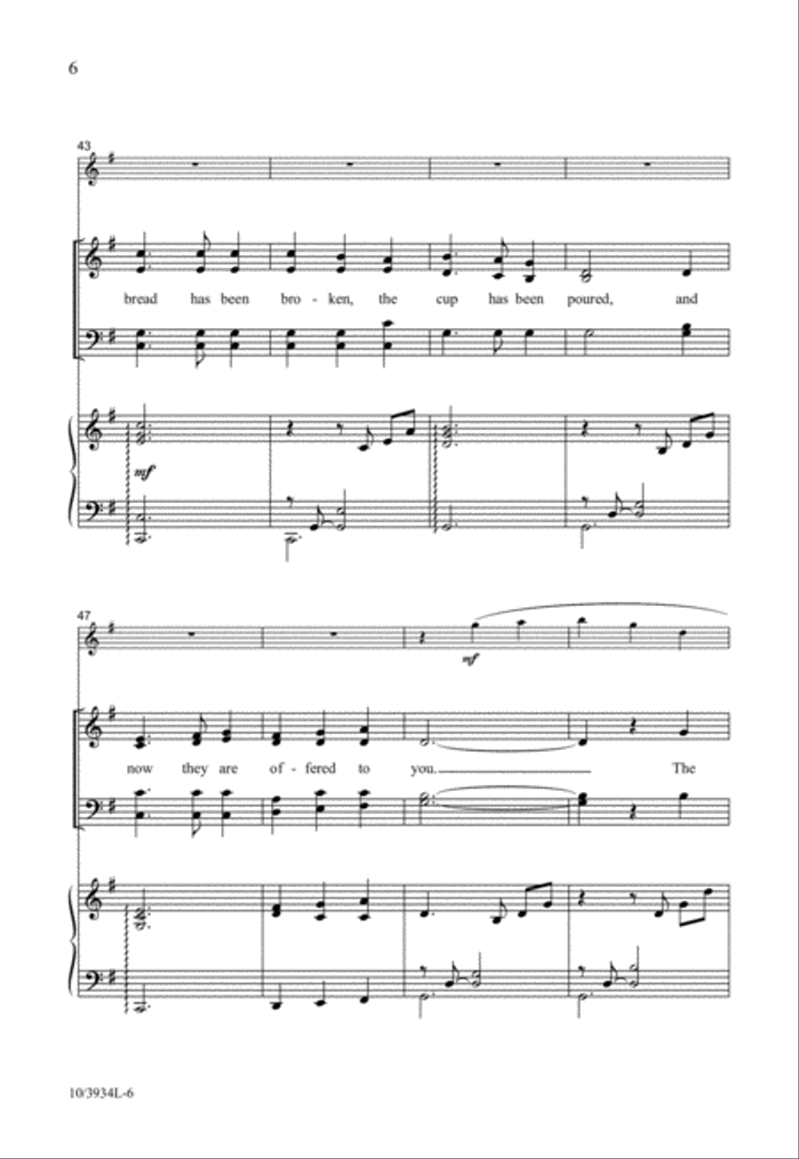Come Find Forgiveness and Love 4-Part scores gallery preview page 7