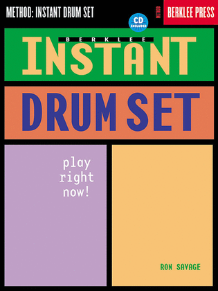 Book cover for Berklee Instant Drum Set
