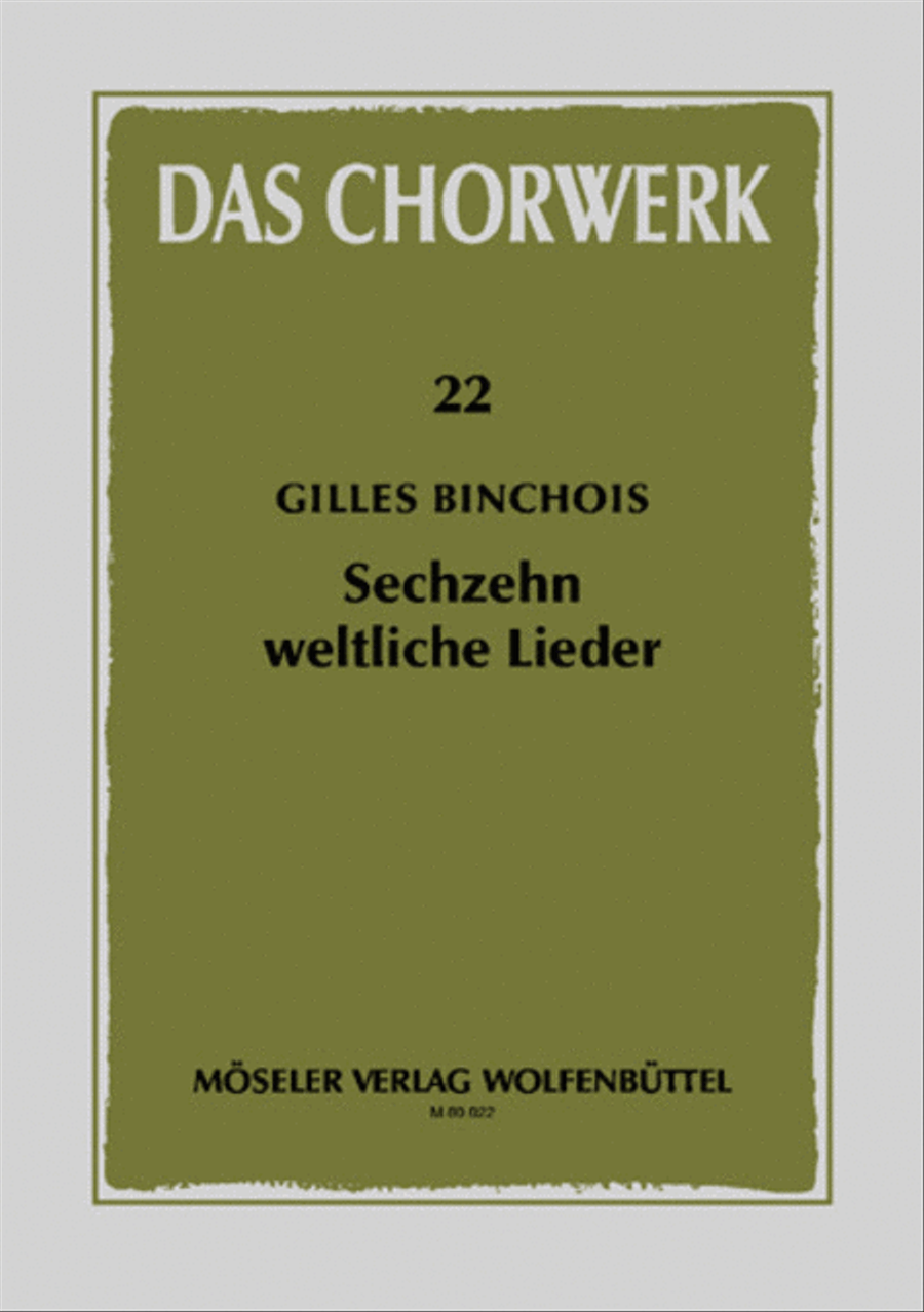 16 weltliche Lieder 16 weltliche Lieder School and Community scores gallery preview page 1