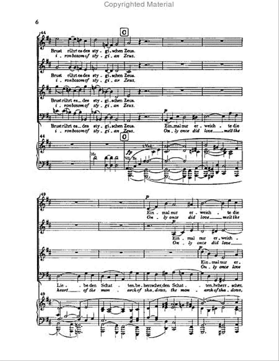 Nanie, Op.82 Choir scores gallery preview page 5