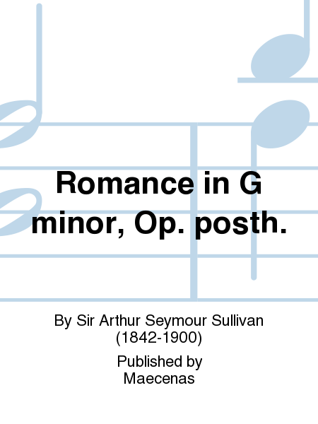 Romance in G minor, Op. posth.