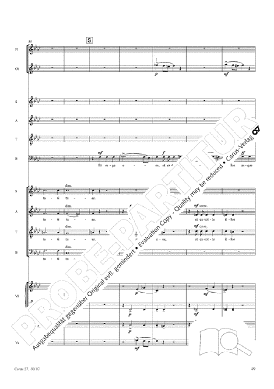 Te Deum 4-Part scores gallery preview page 57