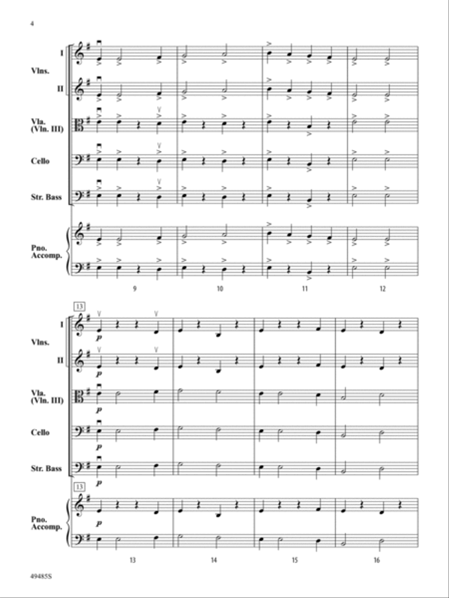 Dynamic Duo: Score String Orchestra scores gallery preview page 4