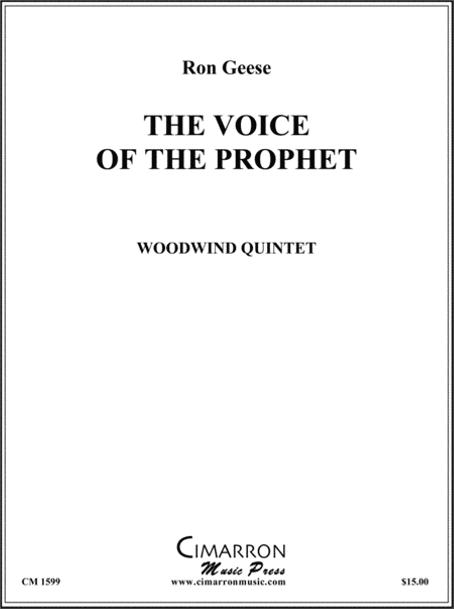 The Voice of the Prophet The Voice of the Prophet Woodwind Quintet scores gallery preview page 1