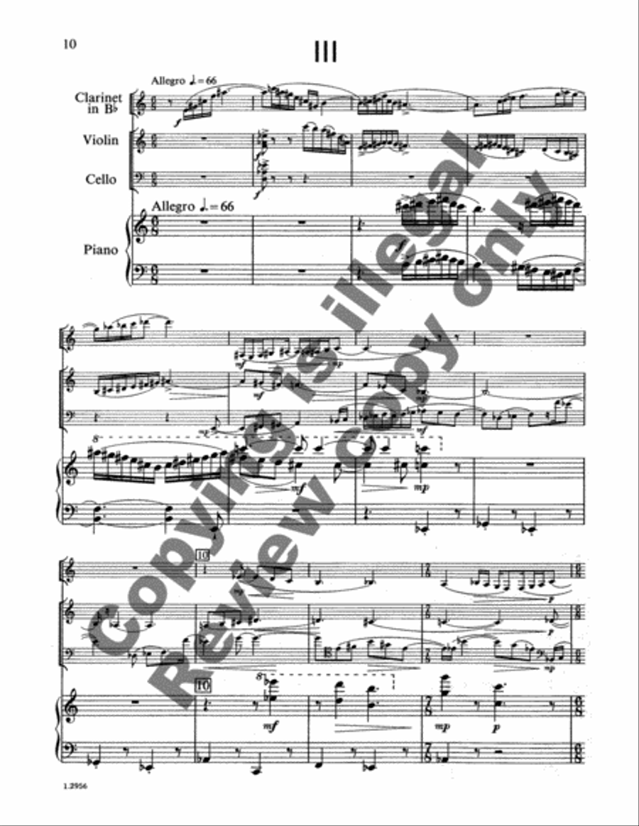 Cabaret Music Cabaret Music Clarinet scores gallery preview page 6