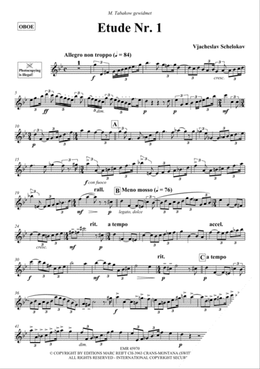 Etude No. 1 + 2 Piano Accompaniment scores gallery preview page 3