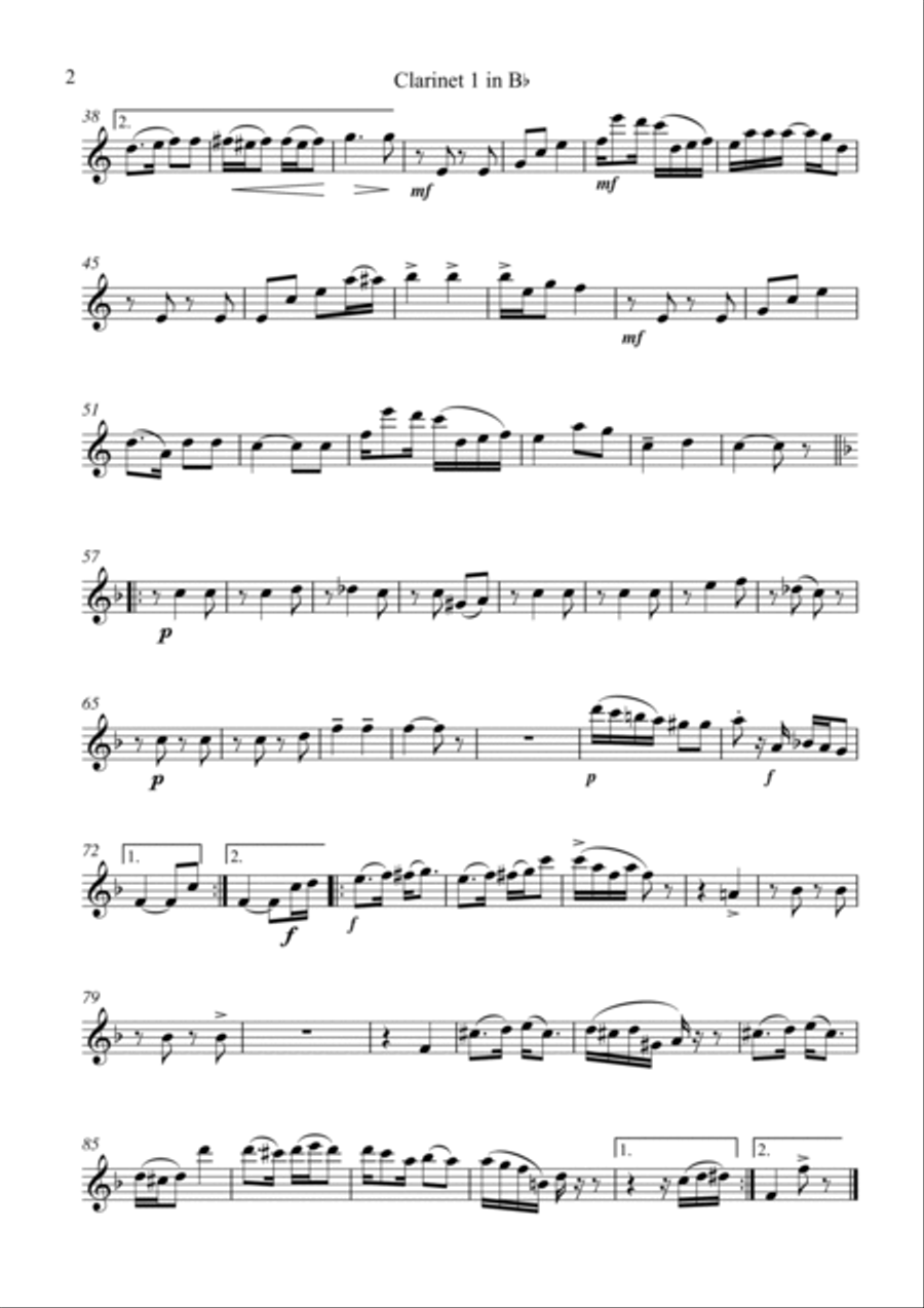 Country Club Rag Woodwind Quartet scores gallery preview page 6