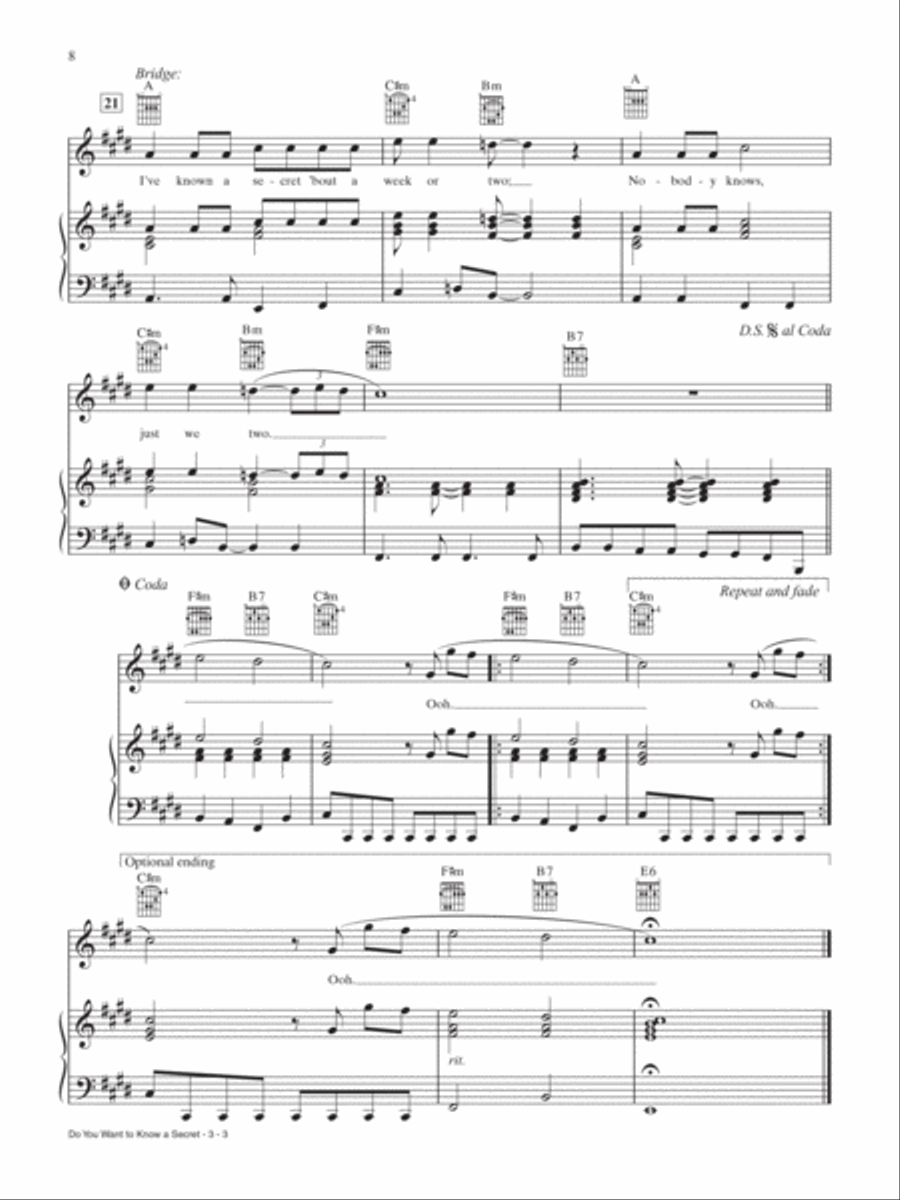 Piano Play-Along -- The British Invasion Piano, Vocal scores gallery preview page 7