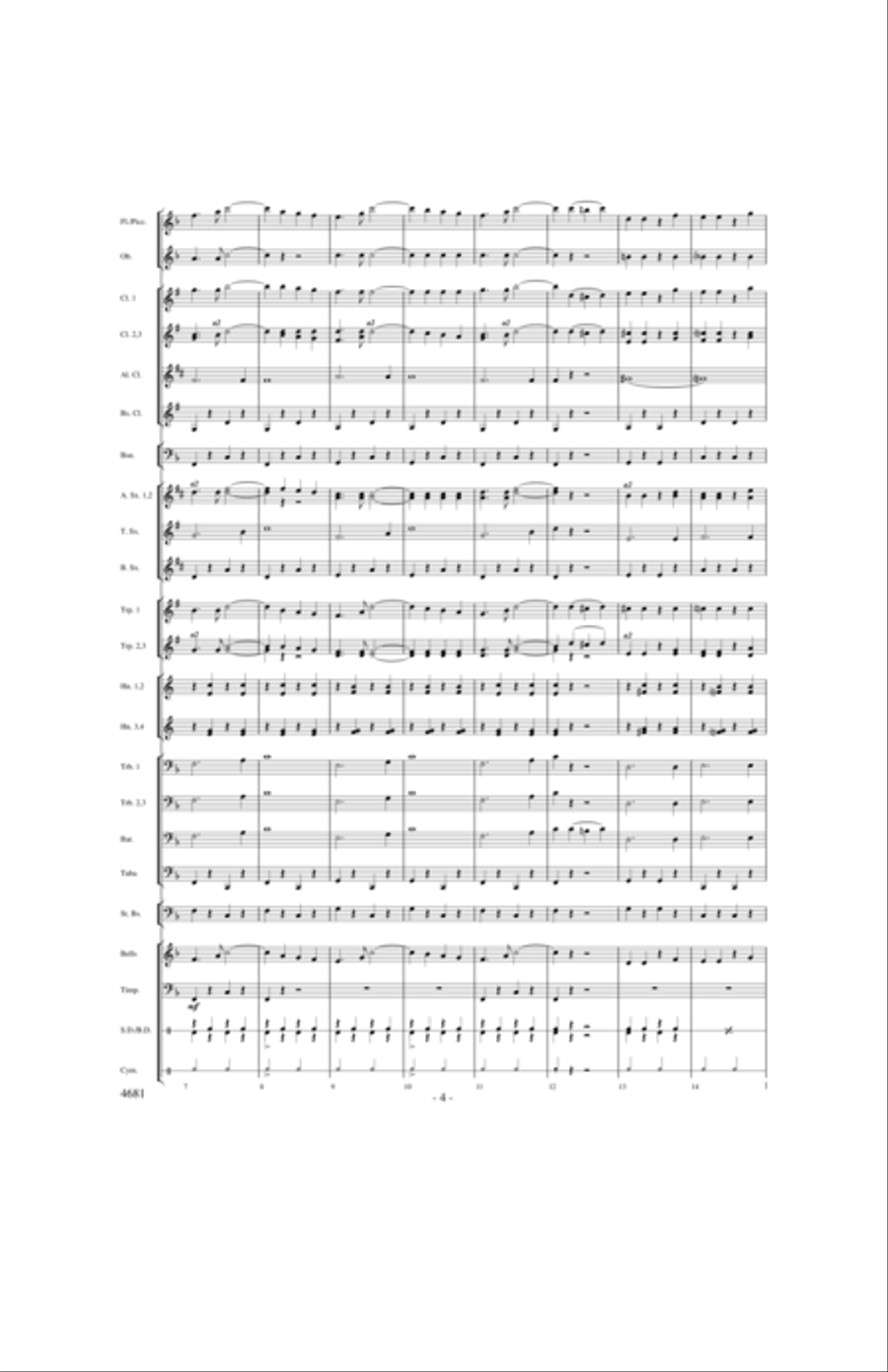 Gallant Marines Gallant Marines Concert Band scores gallery preview page 3