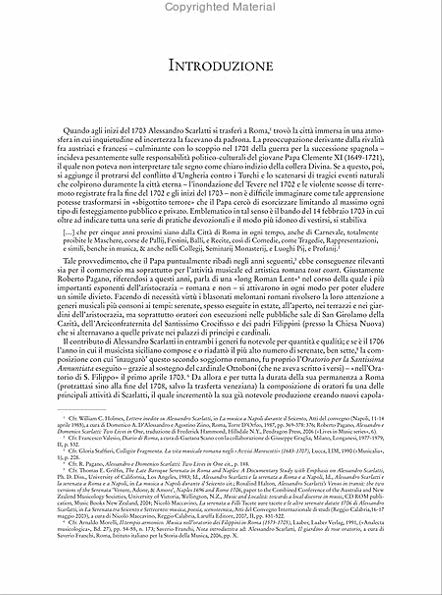 Il Giardino di Rose - La Santissima Vergine del Rosario. Oratorio for 5 Voices and Instruments (1707). Critical Edition