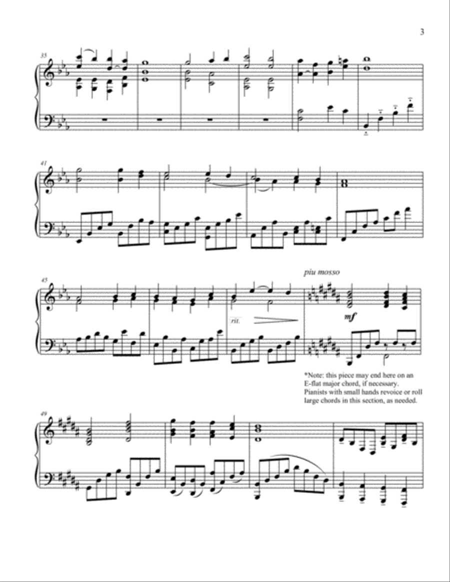 Let the Amen Resound! Piano Solo scores gallery preview page 5