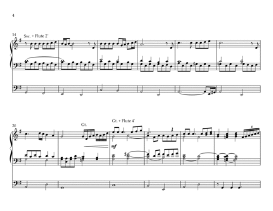 Make Me A Channel Of Your Peace (prayer Of St. Francis) Organ Solo scores gallery preview page 4