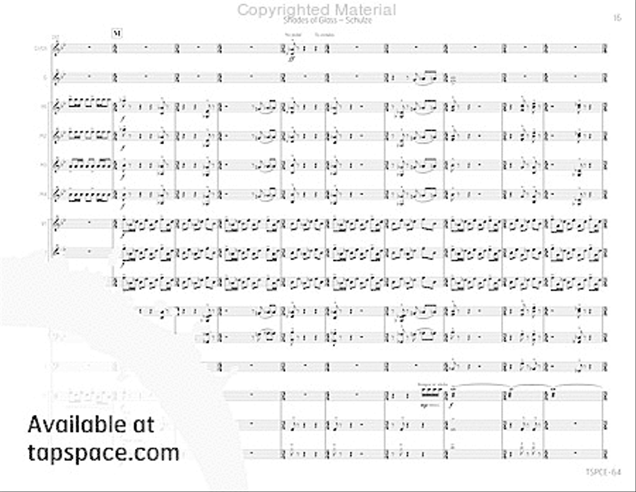 Shades of Glass Percussion Ensemble scores gallery preview page 20