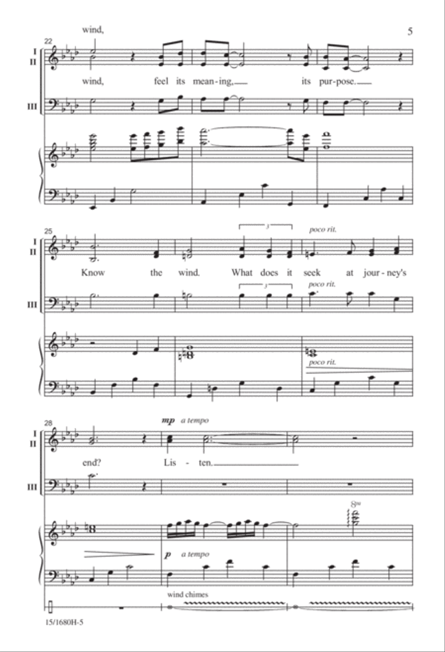 The Wind The Wind 3-Part scores gallery preview page 5