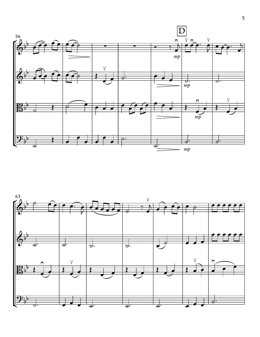 When I Said I Do String Quartet scores gallery preview page 5
