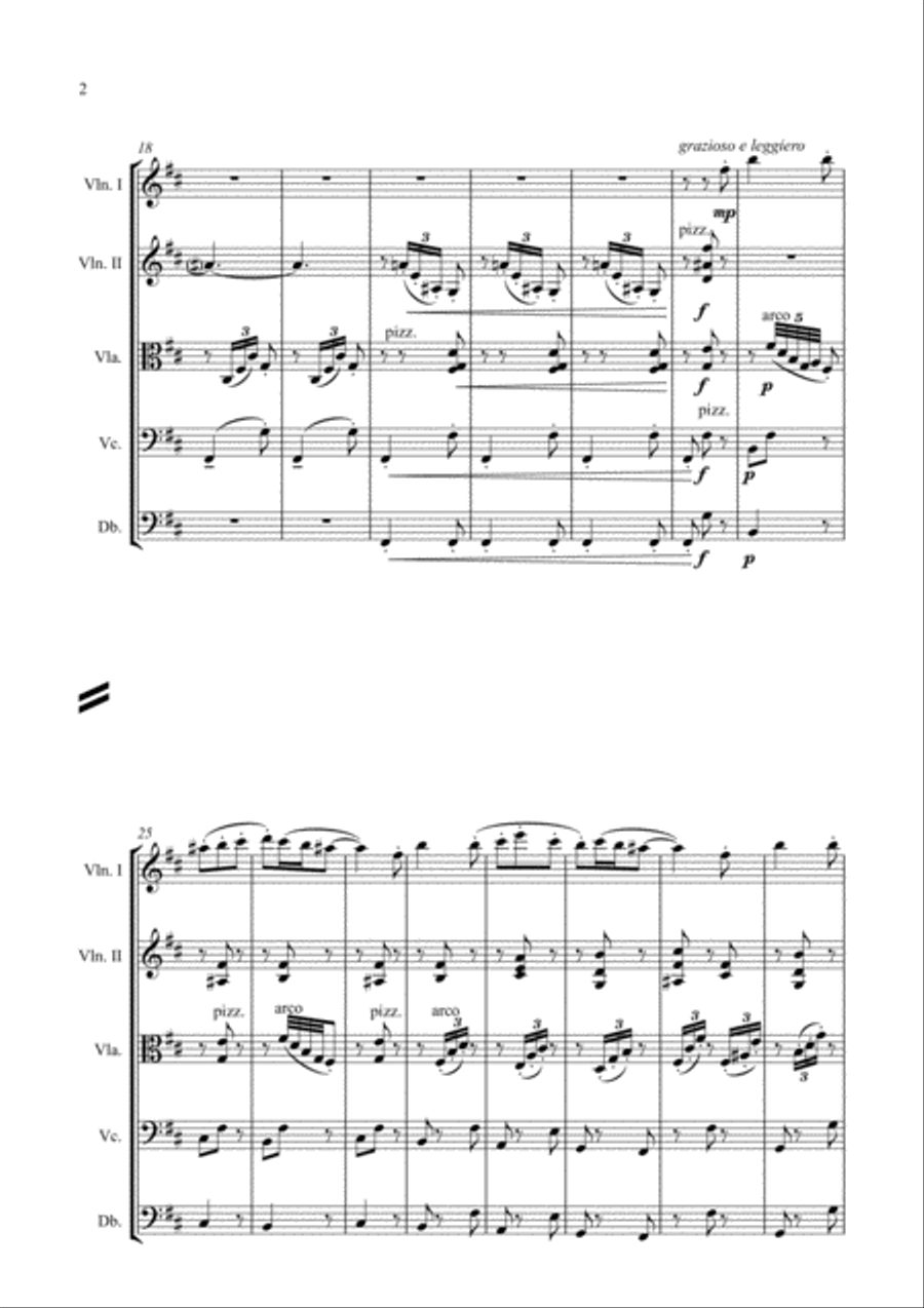 El paño moruno - arr. for string orchestra String Orchestra scores gallery preview page 2