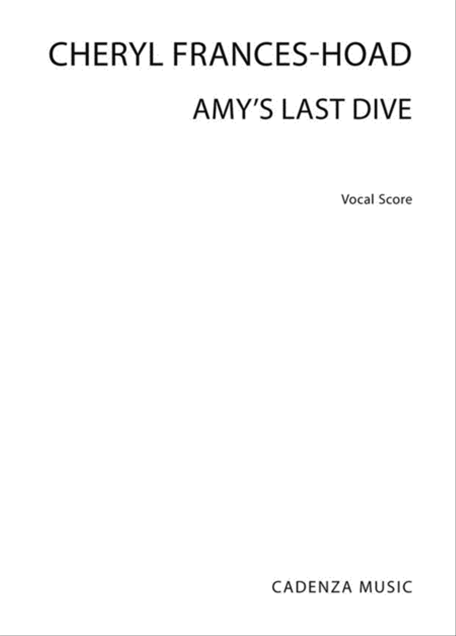 Amy's Last Dive Women's Choir scores gallery preview page 1