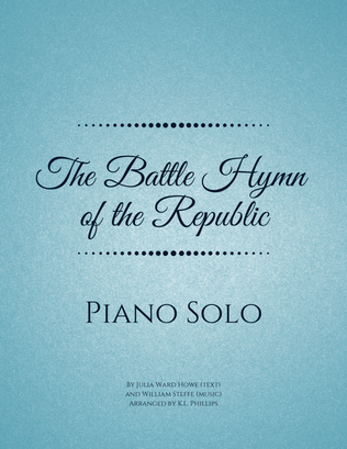 Book cover for The Battle Hymn of the Republic - Piano Solo
