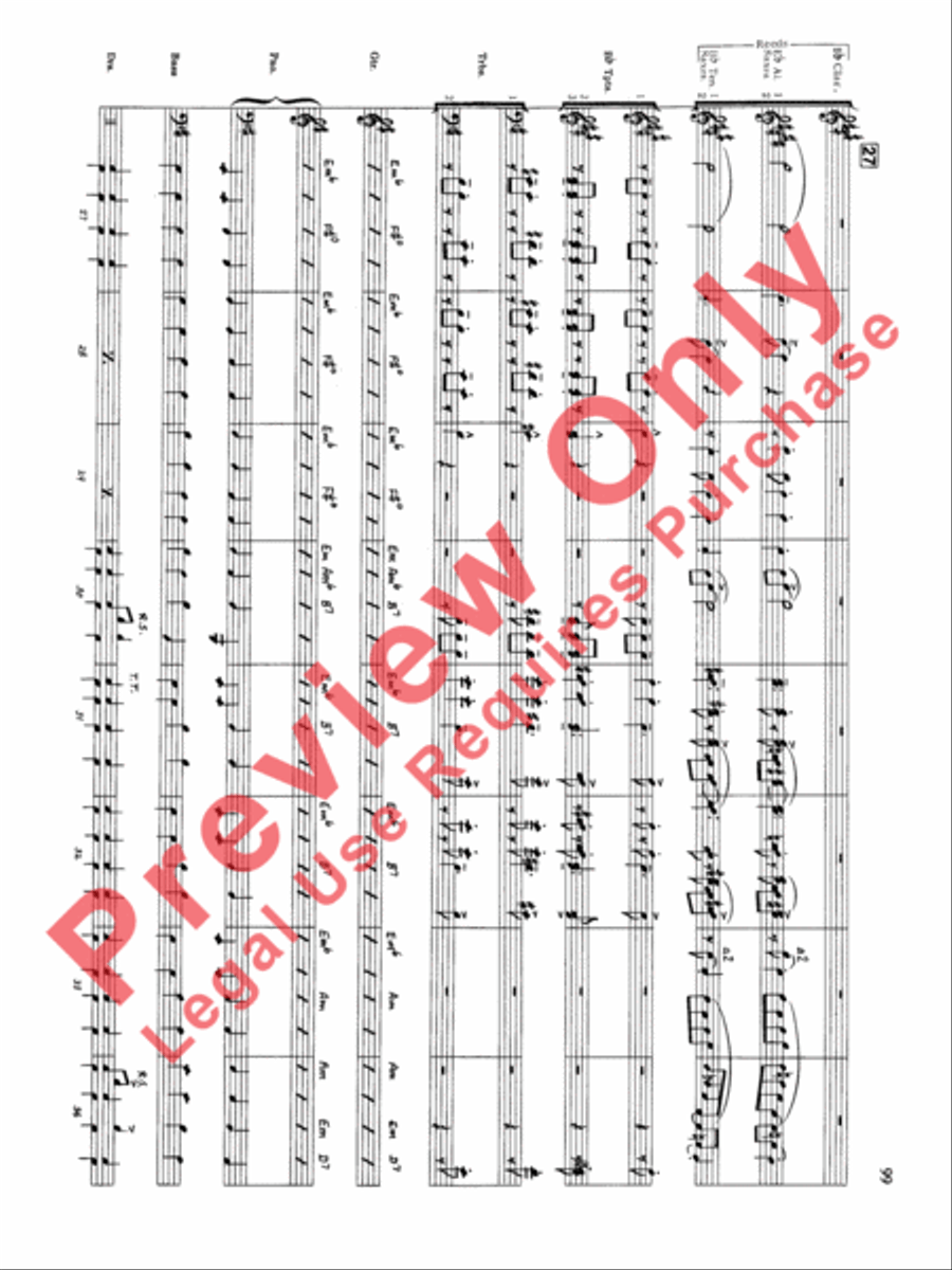 Original Big Band Sounds Big Band scores gallery preview page 100