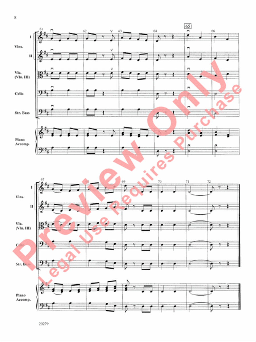Holiday Magic Holiday Magic String Orchestra scores gallery preview page 9