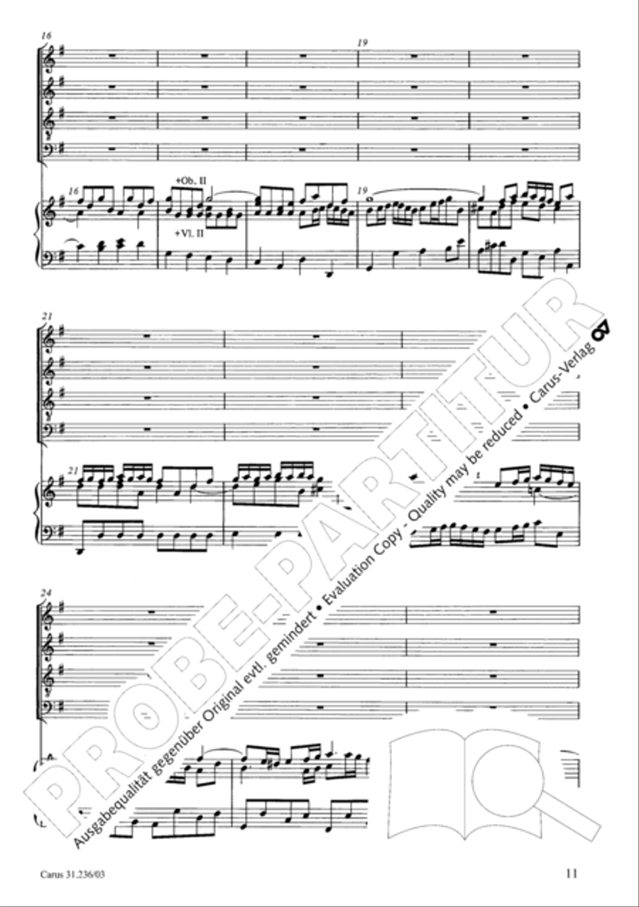 Mass in G Major 4-Part scores gallery preview page 12