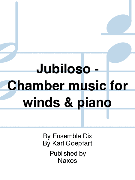 Jubiloso - Chamber music for winds & piano