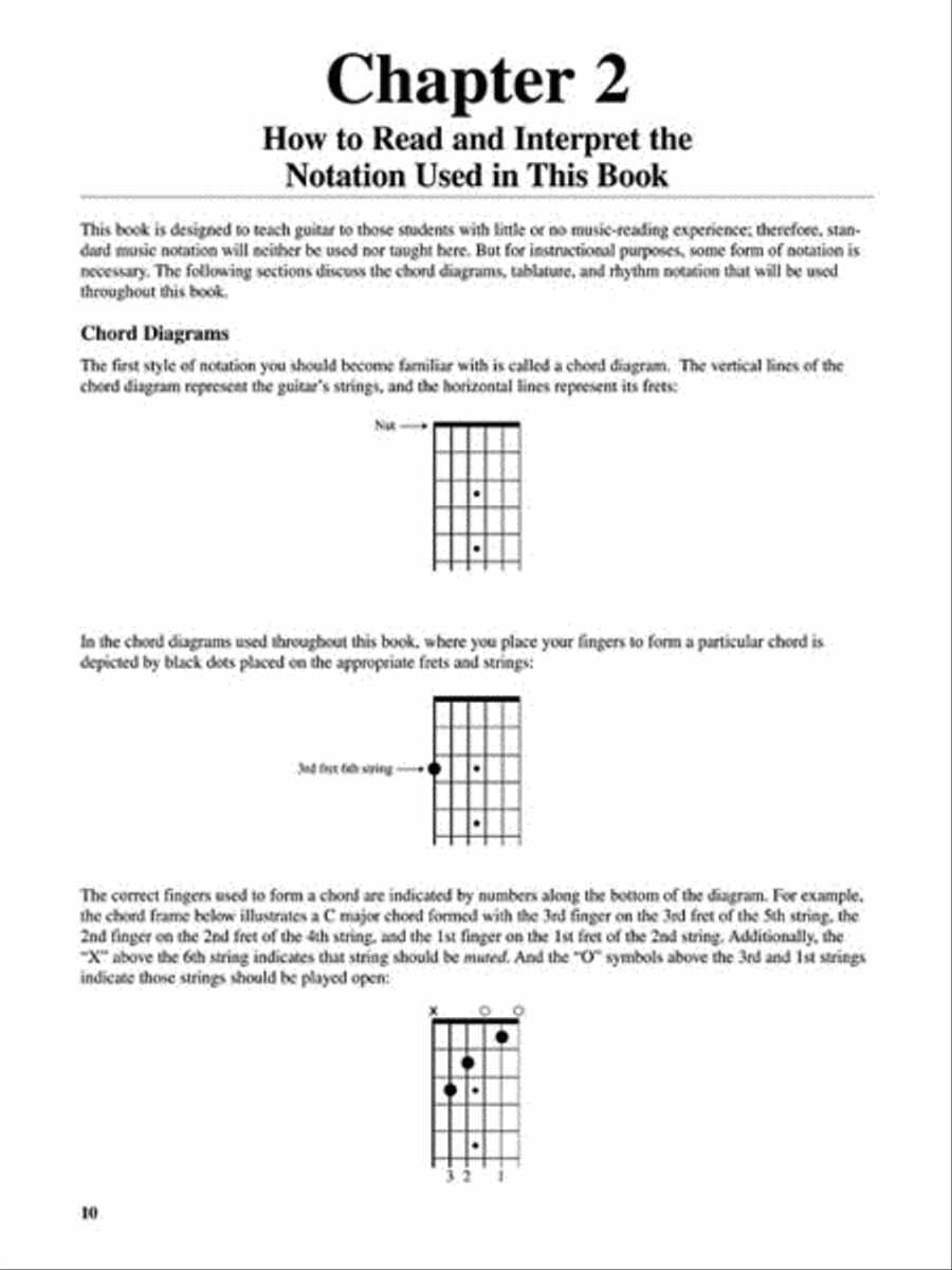 Teach Yourself to Play Guitar Guitar Tablature scores gallery preview page 4