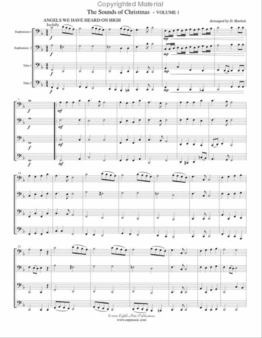 The Sounds of Christmas, Volume 1 Small Ensemble scores gallery preview page 2