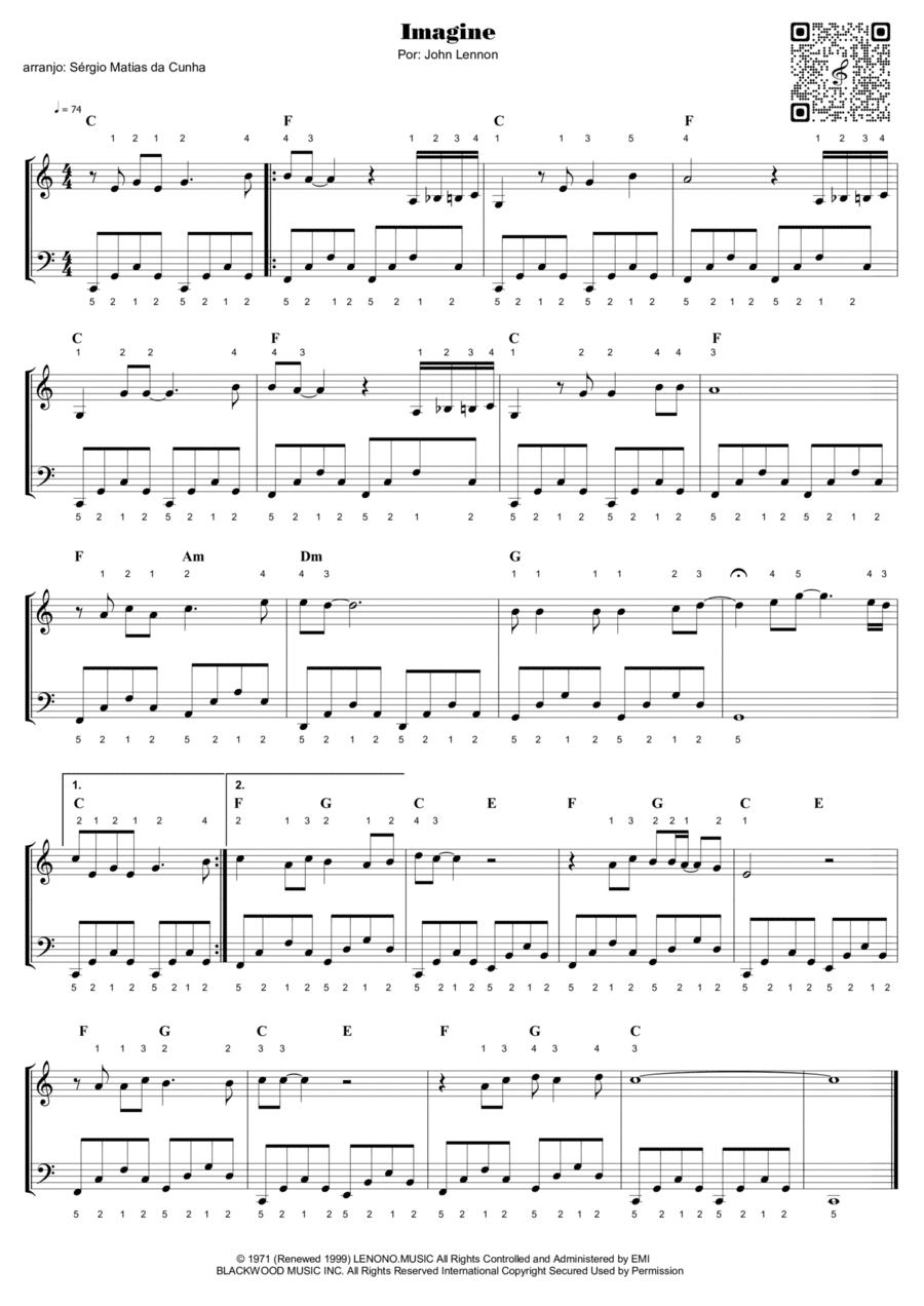 Imagine Piano Method scores gallery preview page 1