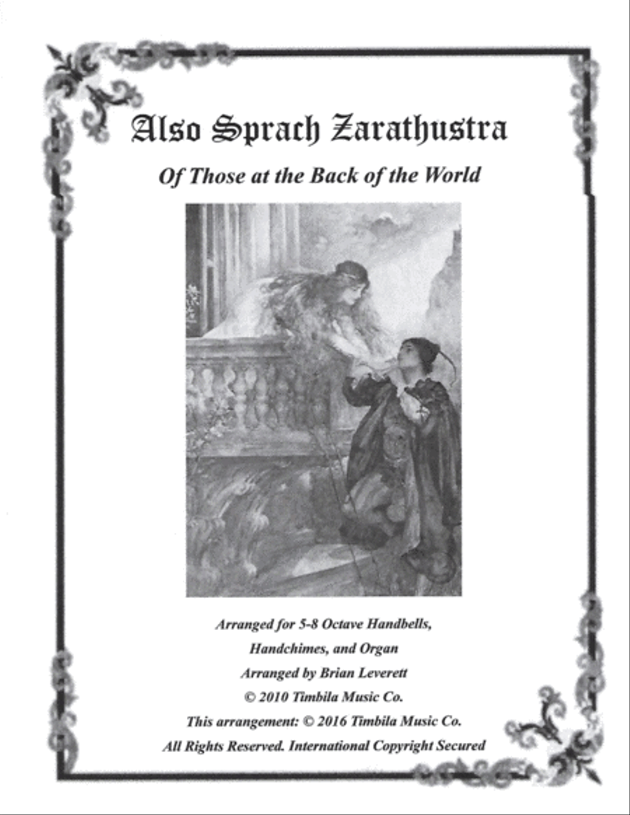 Also Sprach Zarathustra - Of Those at the Back of the World Handbell Choir scores gallery preview page 1