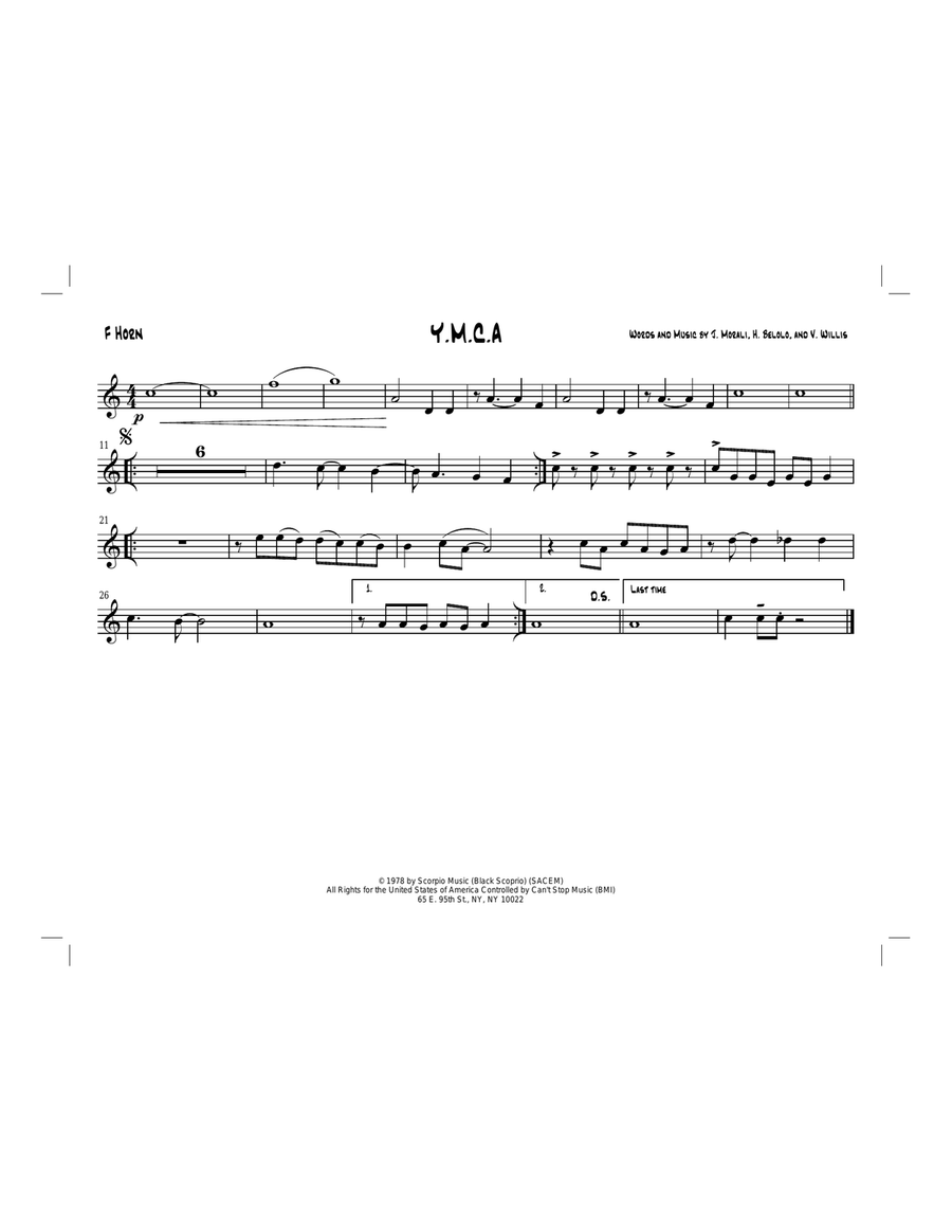 Y.M.C.A. Jazz Ensemble scores gallery preview page 6