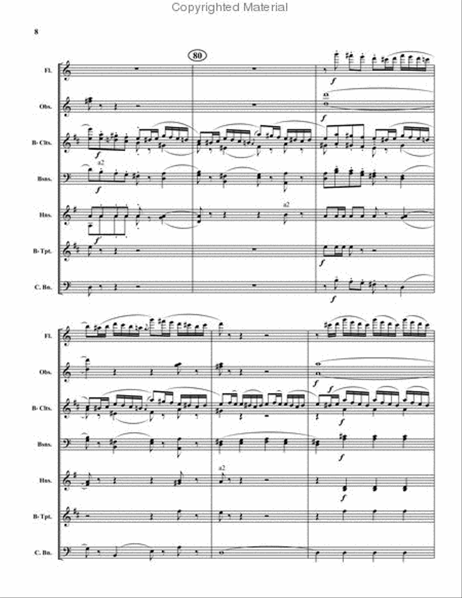 Overture for Winds, op. 24 Large Ensemble scores gallery preview page 5