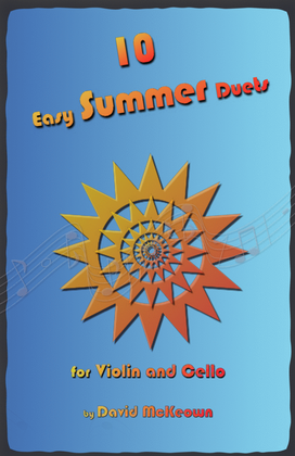 Book cover for 10 Easy Summer Duets for Violin and Cello