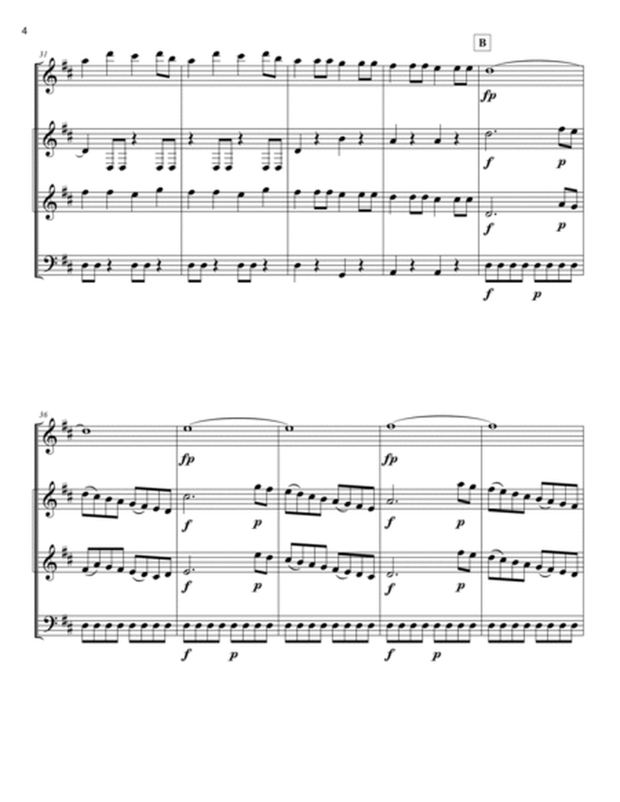 The Marriage of Figaro Overture, for Three Clarinets in A and Bass Clarinet image number null