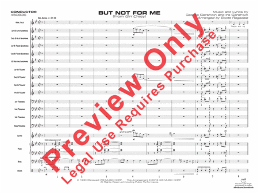 But Not for Me Jazz Ensemble scores gallery preview page 4