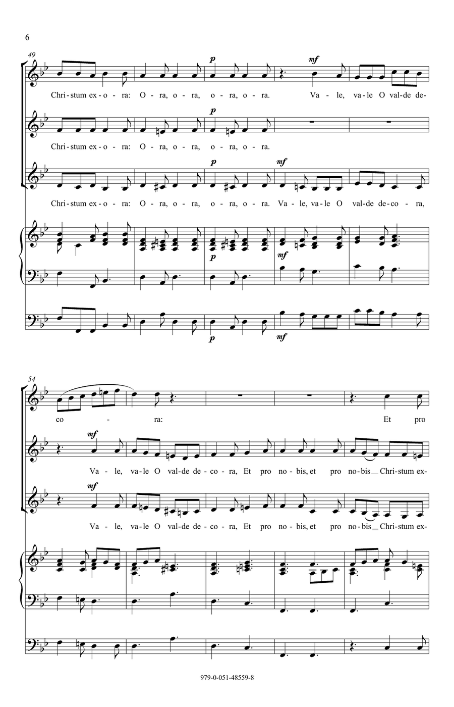 Ave Regina Caelorum (arr. Meredith Y. Bowen) SSA scores gallery preview page 6