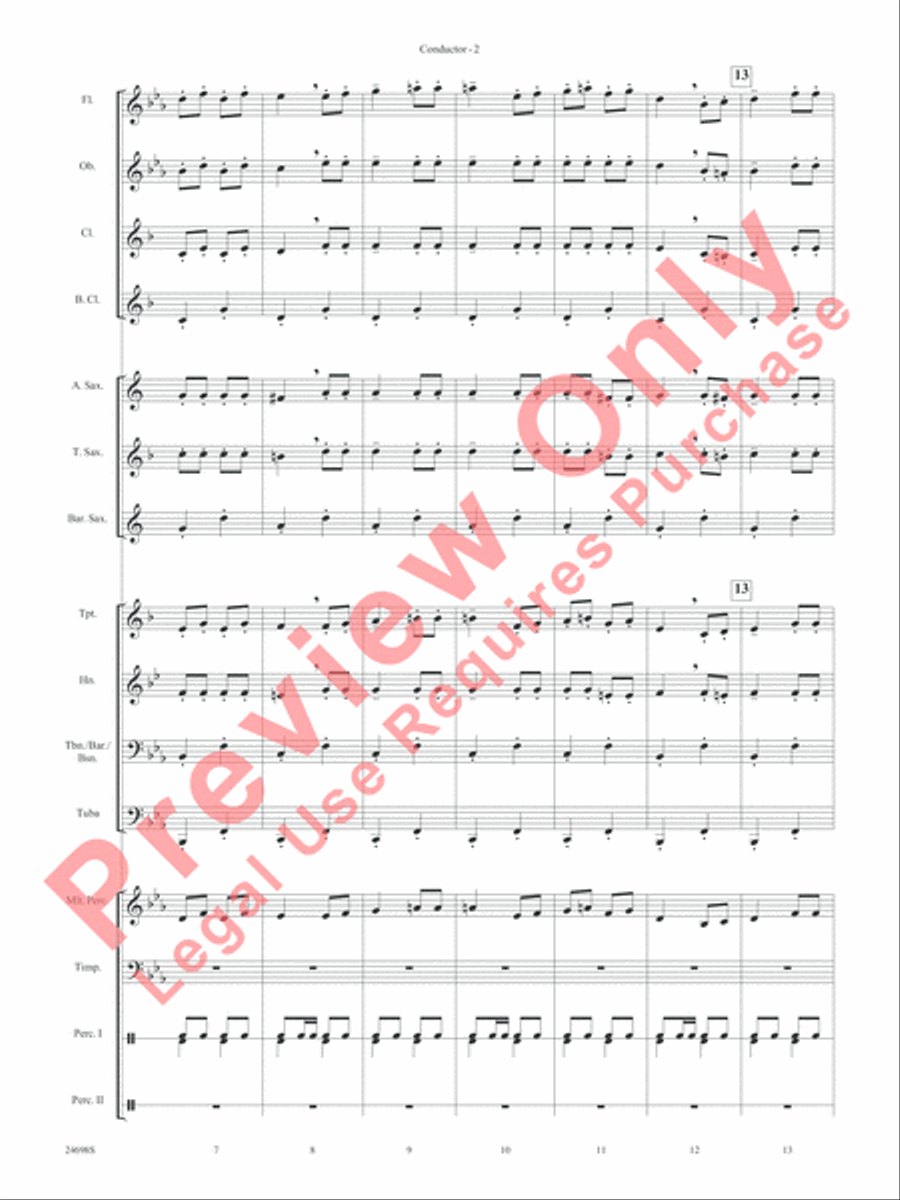 Sousa Times Twosa Sousa Times Twosa Concert Band Methods scores gallery preview page 5