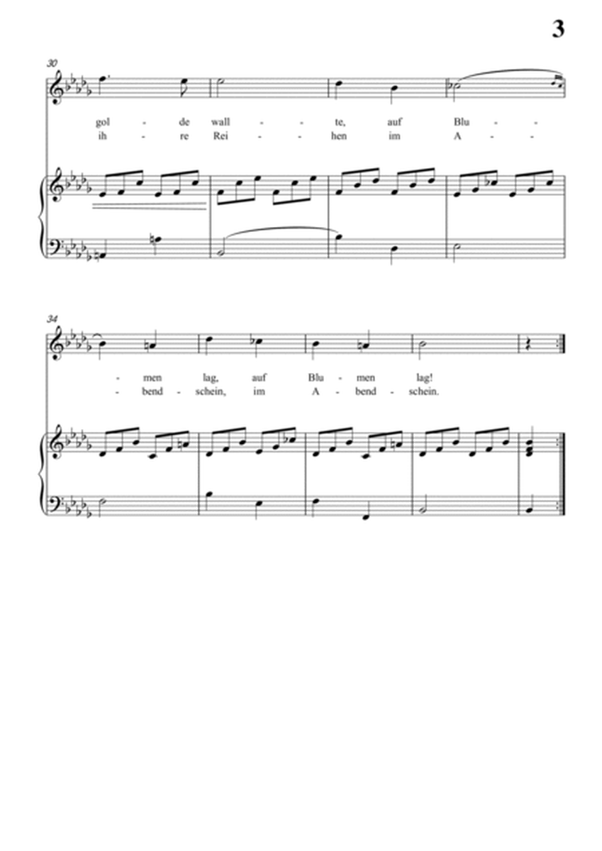 Schubert-Auf den Tod einer Nachtigall in bB minor,for Vocal and Piano