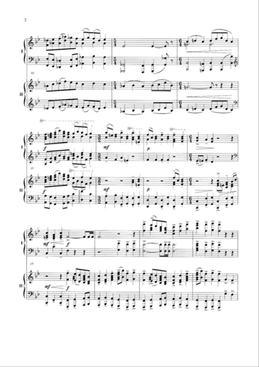 Pictures at an Exhibition Pictures at an Exhibition Piano Duet scores gallery preview page 2