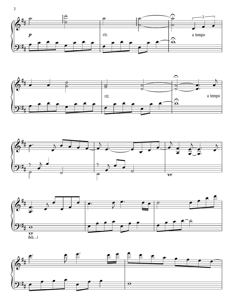 Turn! Turn! Turn! (To Everything There Is A Season) Piano Solo scores gallery preview page 2