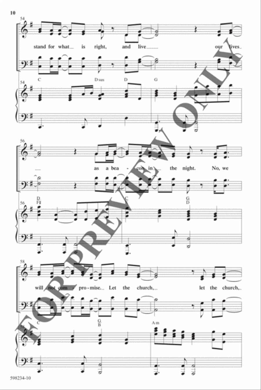 Let the Church Arise - Anthem Choir scores gallery preview page 10