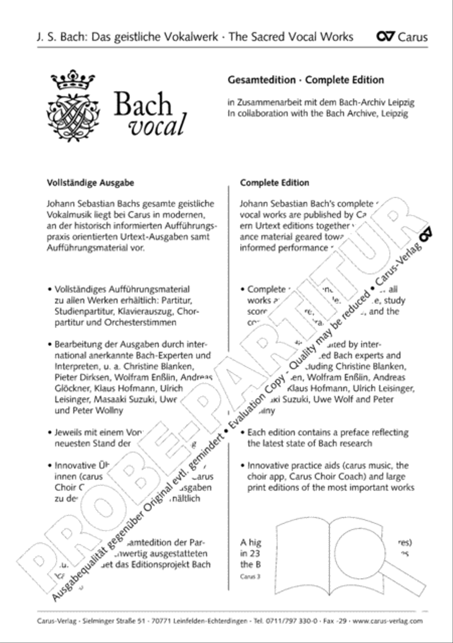 See now, as fishermen I will send you (Siehe, ich will viel Fischer aussenden) 4-Part scores gallery preview page 41