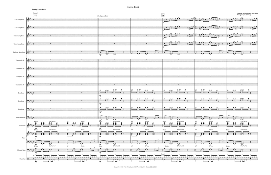 Bueno Funk Jazz Ensemble scores gallery preview page 1
