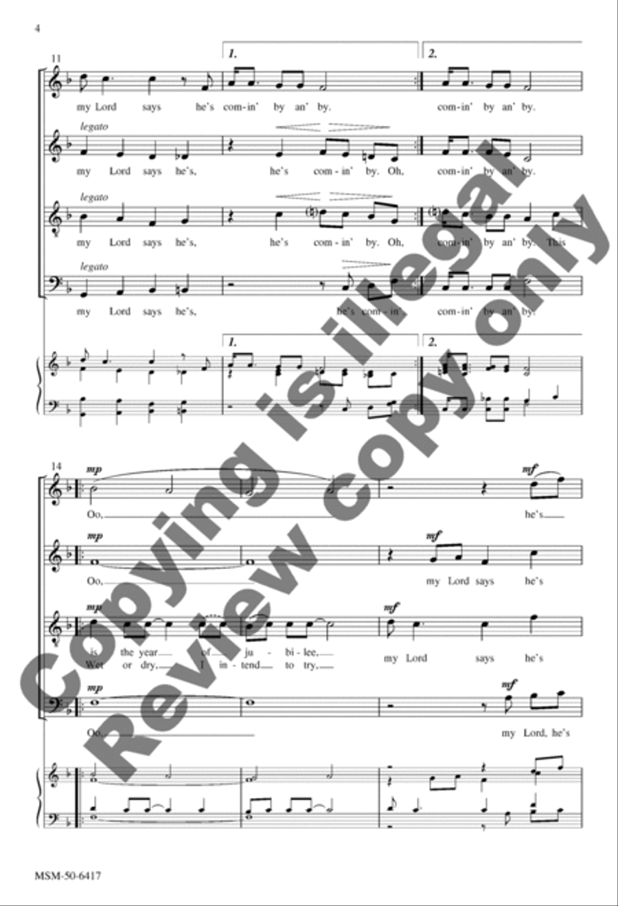 Rise, Shine! Divisi scores gallery preview page 4